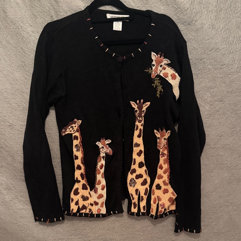 Giraffe Cardigan Sweater